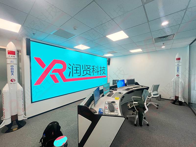 中國(guó)某航天航空室內(nèi)高清P1.2LED顯示屏